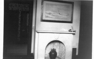 Southwest bedroom mantel