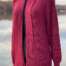 Women's Alpaca Specialty Sweater - cranberry
