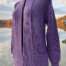 Women's Alpaca Specialty Sweater - heathered purple