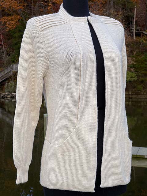 Women's Alpaca Specialty Sweater - ivory