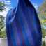Infinity scarf deep blue gem tones