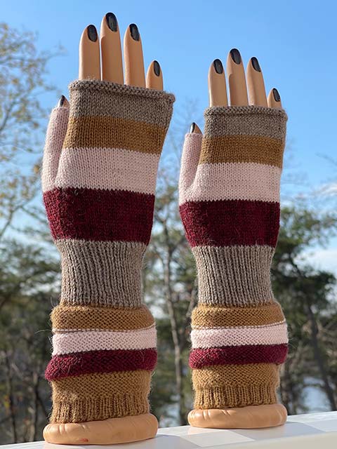 Women’s Fingerless Alpaca Gloves – Angel’s Favorite Autumn! - Alpaca ...