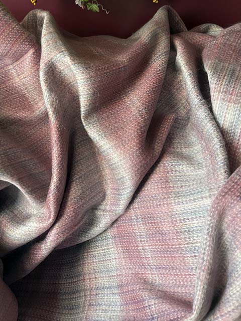 Pretty in Pink and Pastels alpaca blanket