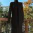 Women's Alpaca Long Sweater Duster - Black