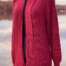 Women's Alpaca Specialty Sweater - bright red